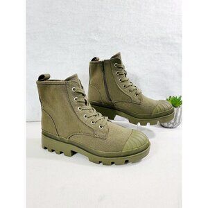 Universal Threads Womens Target‎ Army Lug Sole Combat Olive Green Size 10